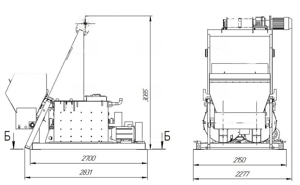 Двухвальный бетоносмеситель БП-2Г-750с фото 9
