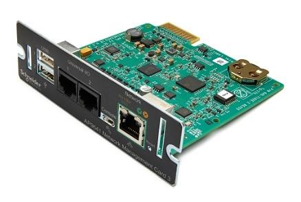 Карта управления ИБП третьего поколения с мониторингом параметров окружающей среды APC by Schneider Electric AP9641 фото 1