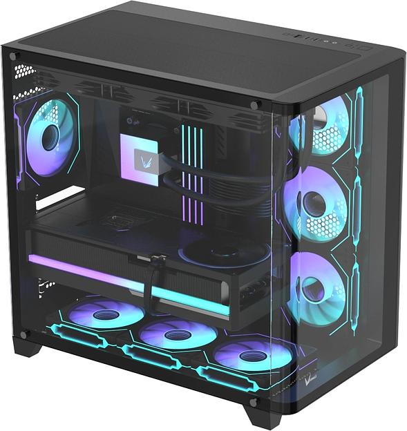 Корпус Formula Crystal U2 Floe черный без БП ATX 1xUSB2.0 1xUSB3.0 1xUSB3.1 audio bott PSU фото 2