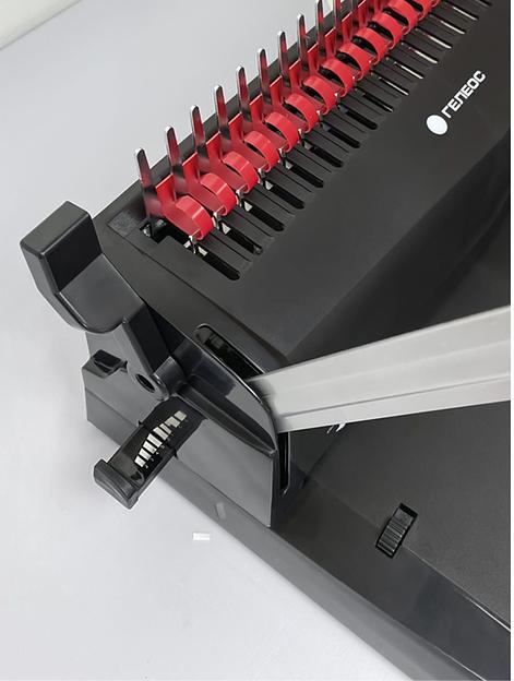 Переплетчик Heleos БП-22 A4/перф.13л.сшив/макс.500л./пластик.пруж. (6-51мм) фото 5