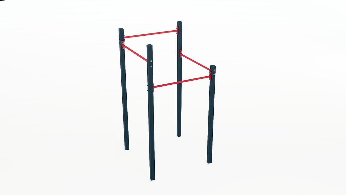 Мини комплекс турников «Квадрат» фото 1