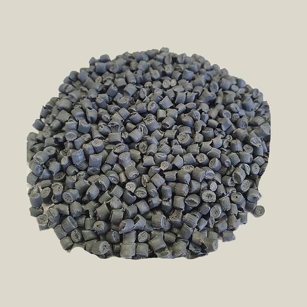 Вторичный полиэтилен высокого давления серый (ПВД, оттенок от графит до чёрного), опт фото 1