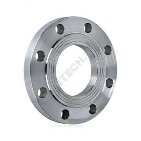 Фланец стальной 09Г2С плоский Ду 25 Ру10 тип 01 ряд 1 исп. B ГОСТ 33259-2015 фото 2