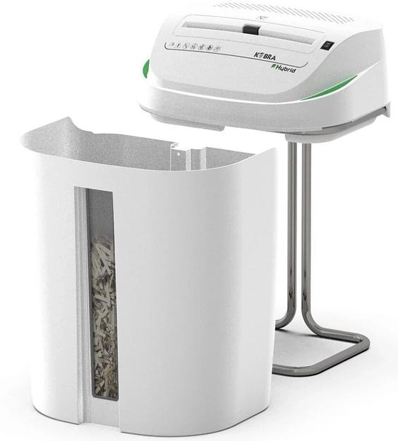 Шредер Kobra S4-Hybrid E/S серый (секр.Р-2) ленты 20лист. 40лтр. скрепки скобы пл.карты CD фото 3