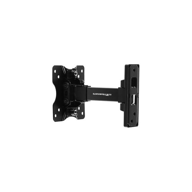 Кронштейн для телевизора ULTRAMOUNTS UM860, 13-27", настенный, поворот и наклон, черный фото 1