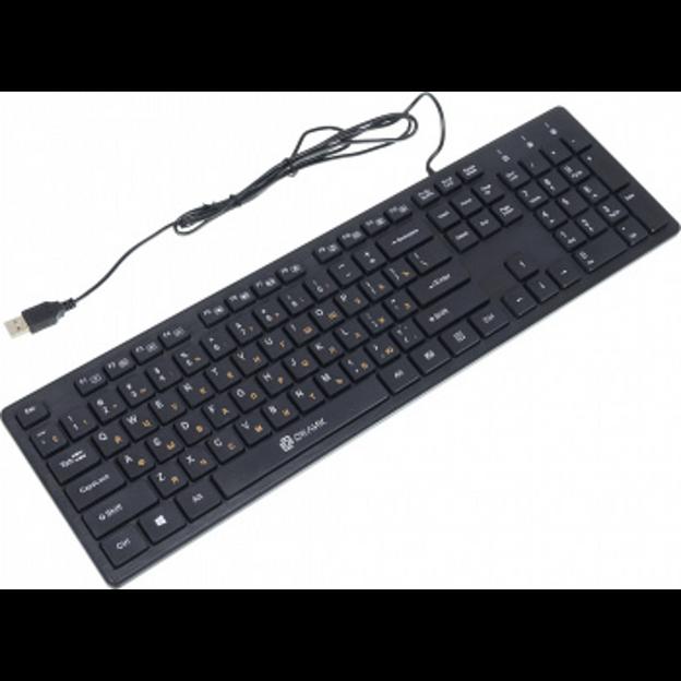 Клавиатура Oklick 520M2U черный/черный USB slim Multimedia [1061587] фото 1