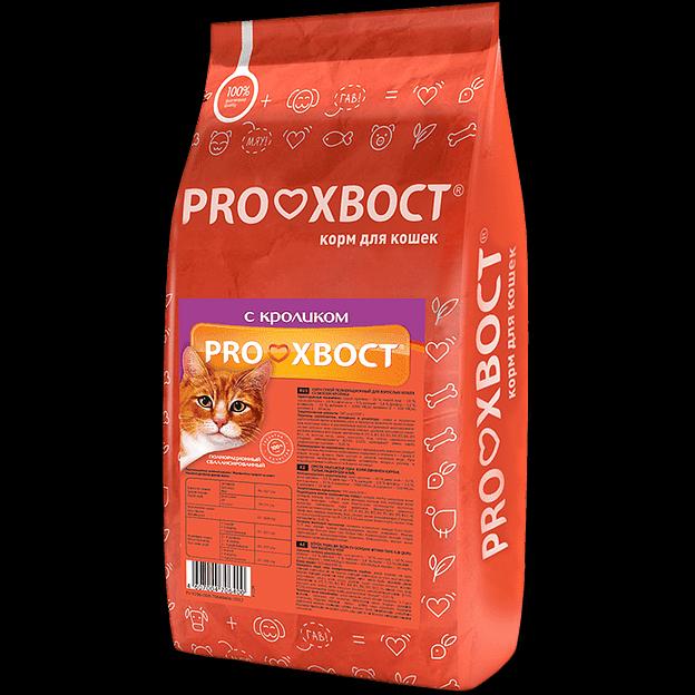 Сухой корм для кошек Прохвост «Кролик», 10 кг ОПТ фото 1
