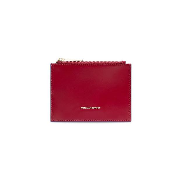 Кошелек женский Piquadro Blue Square, кожа натуральная, красный [pp6659b2r/r] фото 1