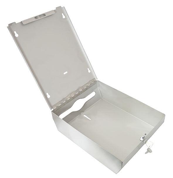 Диспенсер для бумажных полотенец G-teq 8955 до 700 л, нержавеющая сталь, хром матовый, с ключом фото 3