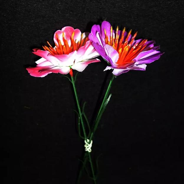 Искусственный георгин на ножке 24см 159-127 фото 1