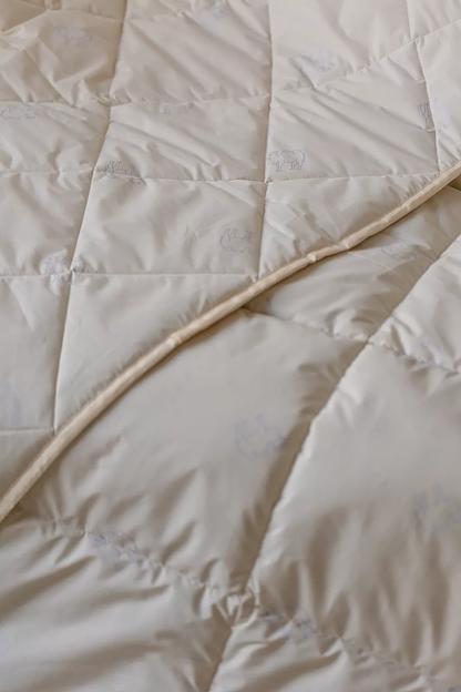 Одеяло 172х205 см «ЛАЙТ» верблюжья шерсть, окантованное ОПТ фото 2