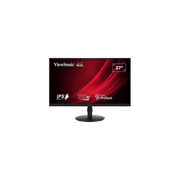 27" Монитор ViewSonic VA2708-HDJ, 1920x1080, IPS, 100Гц, 1хHDMI, 1хDP, черный фото 1