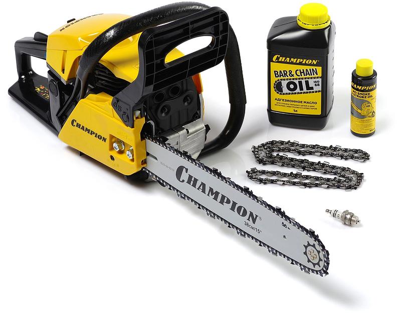 Бензопила Champion 251-15 2300Вт 2.31л.с. дл.шины:16" (38cm) (A251-15) фото 3