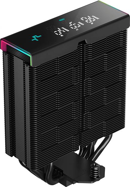 Устройство охлаждения(кулер) Deepcool AK400 Digital Pro Soc-AM5/AM4/1151/1200/1700 черный 4-pin 28dB Al+Cu 220W 695gr Ret фото 8