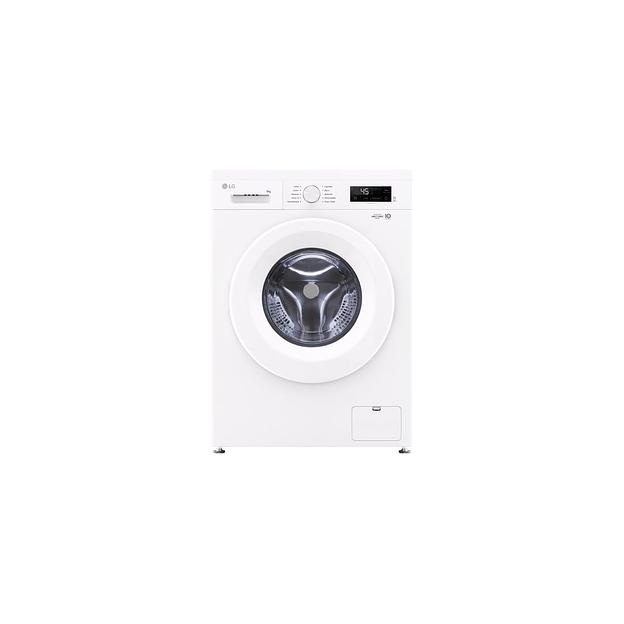 Стиральная машина LG F2Y1VS3W, с фронтальной загрузкой, с паром, 9кг, 1200об/мин, инверторная фото 1