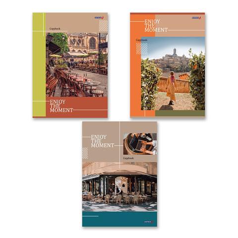 Тетрадь общая на скобе А4, 80 л., клетка, Лови момент, 80ТСК4_2_2_1, SVETOCH фото 1