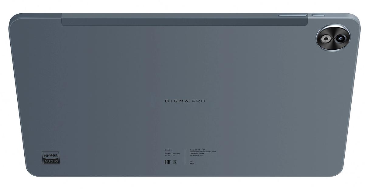 Планшет Digma Pro Empire G99 (2.2) 8C RAM8Gb ROM256Gb 12" In-Cell 2000x1200 4G 2Sim Android 14 серый 16Mpix 8Mpix BT WiFi microSD 2Tb 10000mAh фото 5