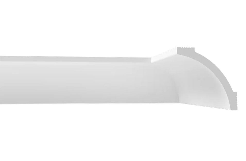 Плинтус потолочный Format 10007Е (45), белый ОПТ фото 1
