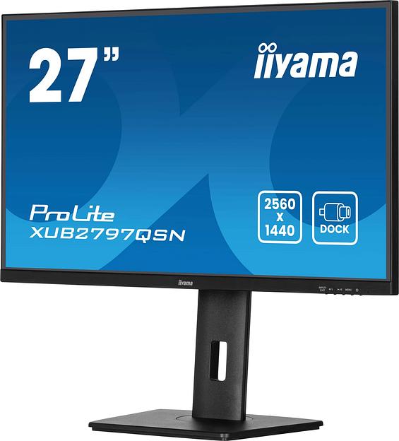Монитор Iiyama 27" ProLite XUB2797QSN-B2 черный IPS LED 16:9 HDMI M/M матовая HAS Piv 1300:1 300cd 178гр/178гр 2560x1440 100Hz DP Quad HD 2K (1440p) USB 6.1кг фото 5