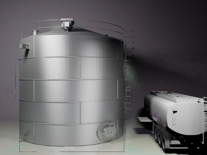 Резервуар вертикальный стальной цилиндрический РВС-200 м³ фото 1