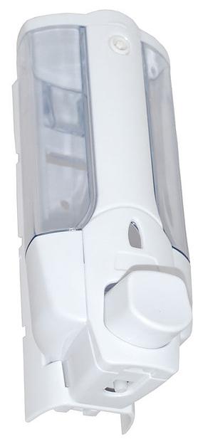 Дозатор для мыла белый G-teq 8617, 380 мл, 0,38 л, пластик белый, c ключом фото 3