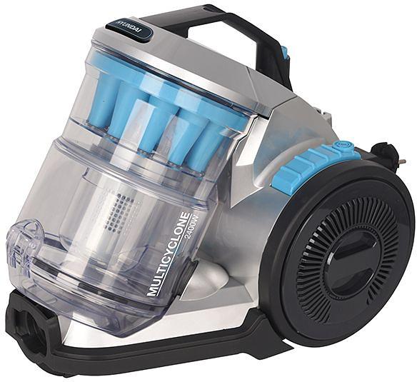 Пылесос Hyundai HYV-C2955 2400Вт серебристый/синий фото 2