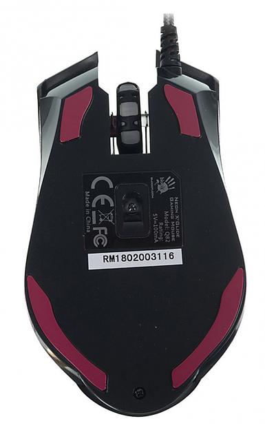 Мышь A4Tech Bloody Q82 черный/рисунок оптическая (3200dpi) USB3.0 (8but) фото 3