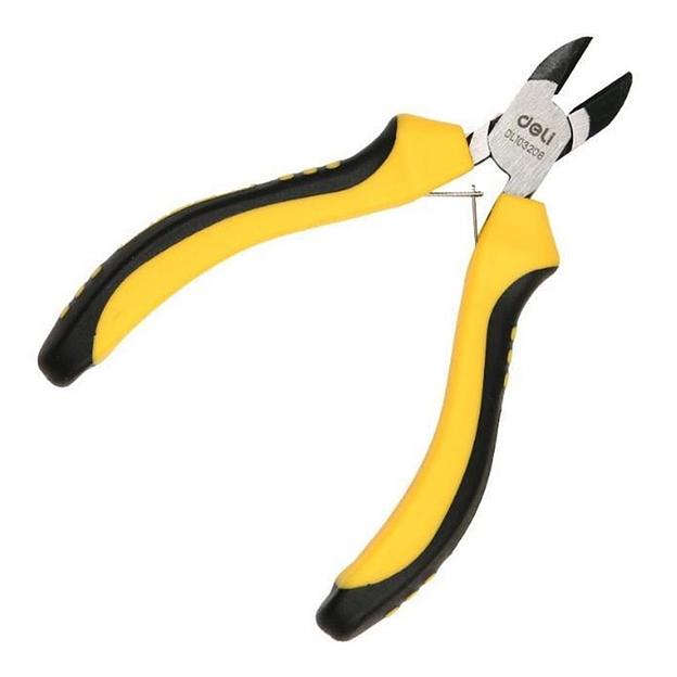 Шарнирно-губцевый инструмент Deli Мини-бокорезы Deli DL103206 125мм, двухкомпонентная рукоять фото 1