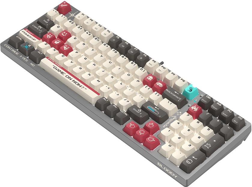 Клавиатура A4Tech Bloody S98 Pixels Red механическая темно-серый/бежевый USB for gamer LED (S98) фото 4