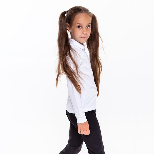 Водолазка для девочки Мануфактурная лавка, рост 122 см, белый ОПТ фото 6