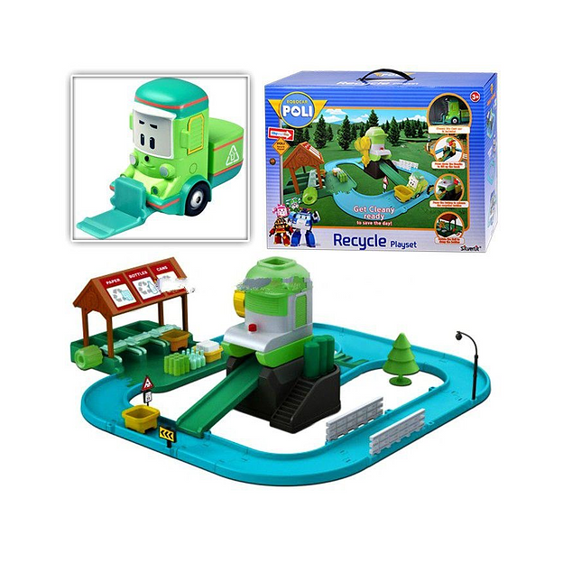 Игровой набор «Robocar Poli перерабатывающая станция» опт фото 1