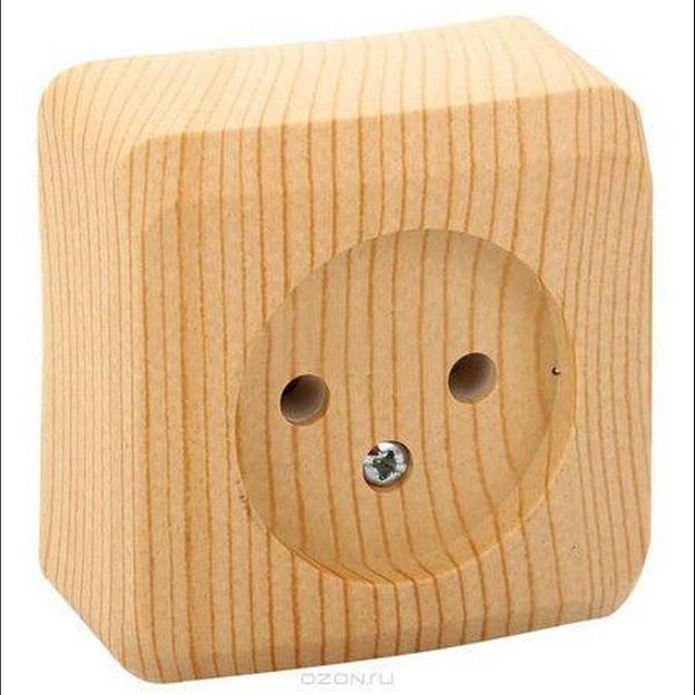 Systeme electric PA16-001D ЭТЮД О/У РОЗЕТКА без заземления без шторок 16А 250B, СОСНА, Россия фото 1