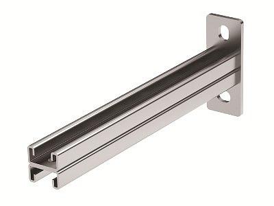 Консоль двойная, 41х21 мм, осн.200 мм фото 1