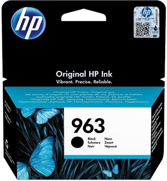 Картридж струйный HP 963 3JA26AE черный (1000стр.) для HP OfficeJet Pro 901x/902x/HP фото 1