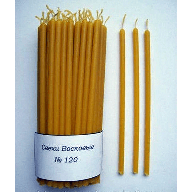 Свеча восковая №120 литая опт фото 1