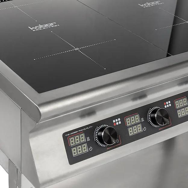 Плита индукционная на закрытой подставке 6 конфорок Кобор I7-6S2 фото 4