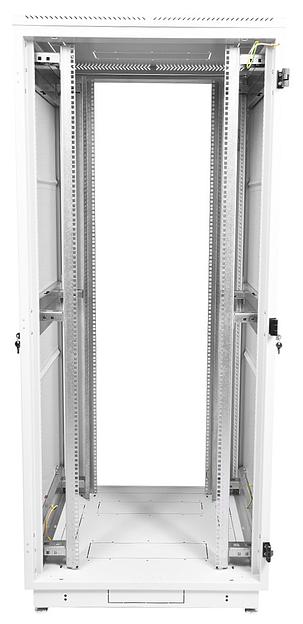 Шкаф коммутационный ЦМО ШТК-М-42.8.8-44АА 42U 800x800мм пер.дв.перфор. задн.дв.стал.лист 2 бок.пан. 500кг белый фото 3
