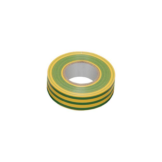 Изолента IEK ширина 15мм, 20м, желтый/зеленый [uiz-13-10-k52] фото 1