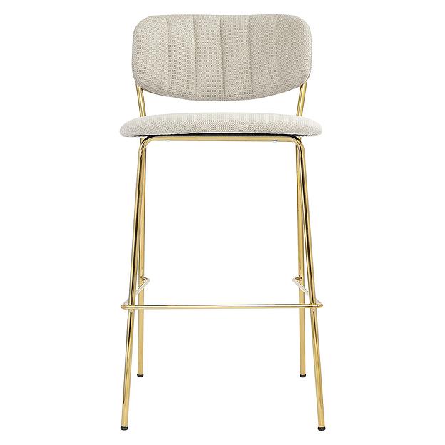 Стул барный Eirill, шенилл, серый фото 2