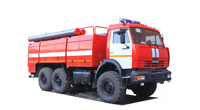Пожарная насосная станция ПНС 110 на базе КАМАЗ-5350 фото 1