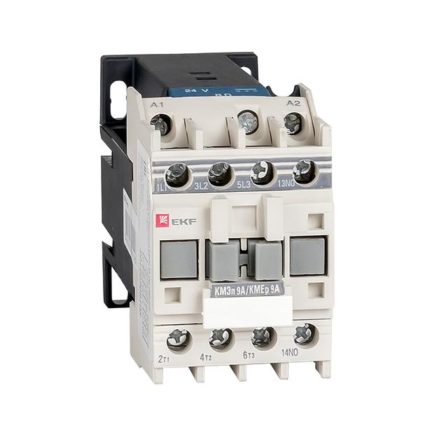 Контактор PROxima КМЭп малогабаритный 9А 24В DC 1NO фото 1