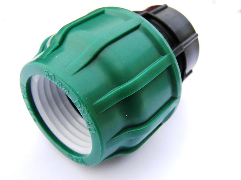 Муфта ПНД 50x2 с внутренней резьбой компрессион. фото 4