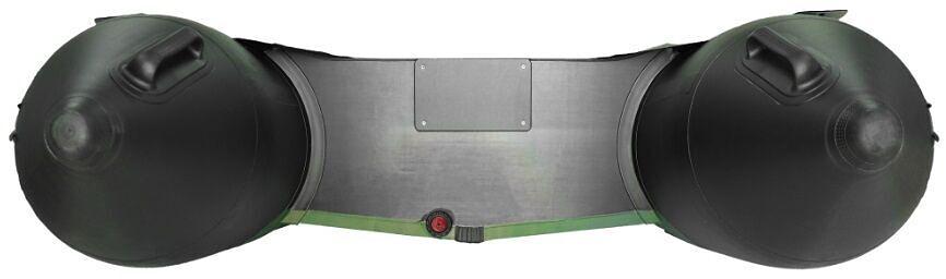 Лодка Ривьера 3400 СК Компакт, 3400*1600*460 мм., цвет: зеленый-черный фото 6