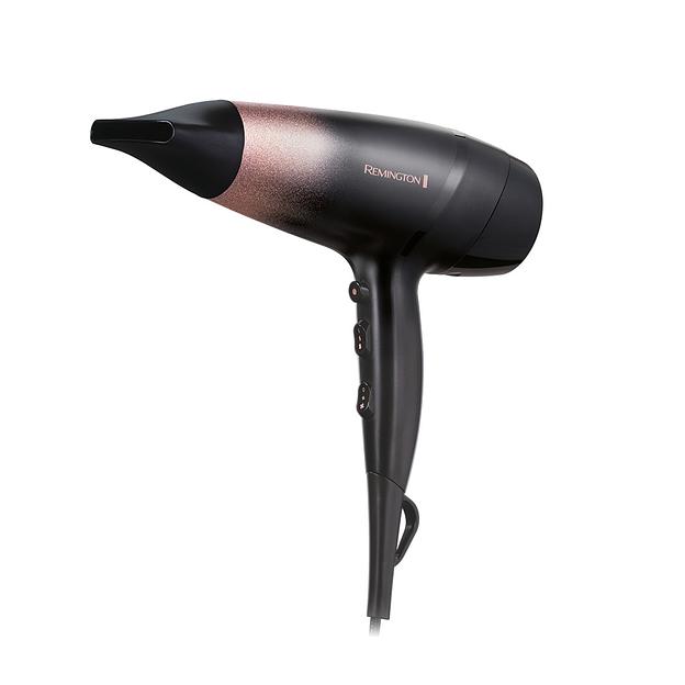 Фен  Remington  D5305 Черно-розовый фото 1