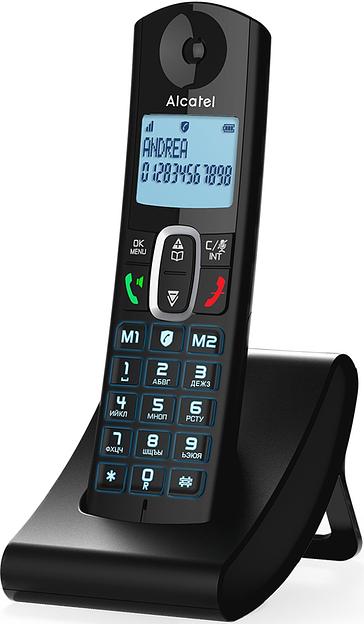 Р/Телефон Dect Alcatel F685 RU черный фото 1