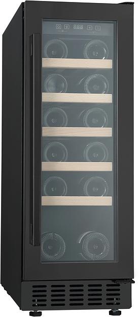 Винный шкаф Hyundai HBWC 0831 SU 1-нокамерн. черный фото 1