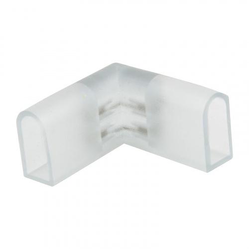 Коннектор для для гибкого неона угловой UTC-K-22/N21 CLEAR 010 POLYBAG фото 1
