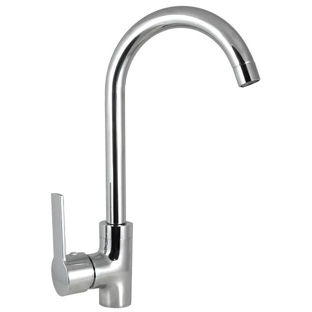 Смеситель для мойки одноручный Juguni с поворотным R-изливом, 40 картридж фото 1