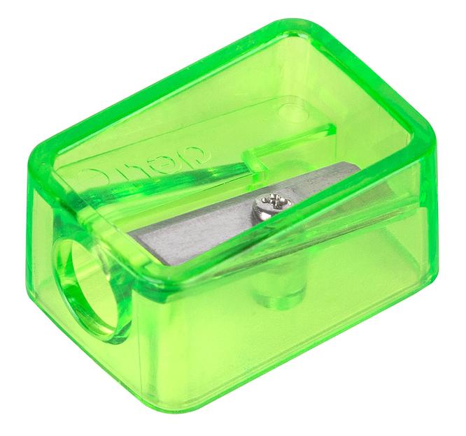 Точилка для карандашей ручная Deli EH034 Comico 1 отверстие пластик ассорти фото 2