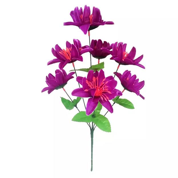 Букет лотосов 7 голов 47см 350-537 фото 3